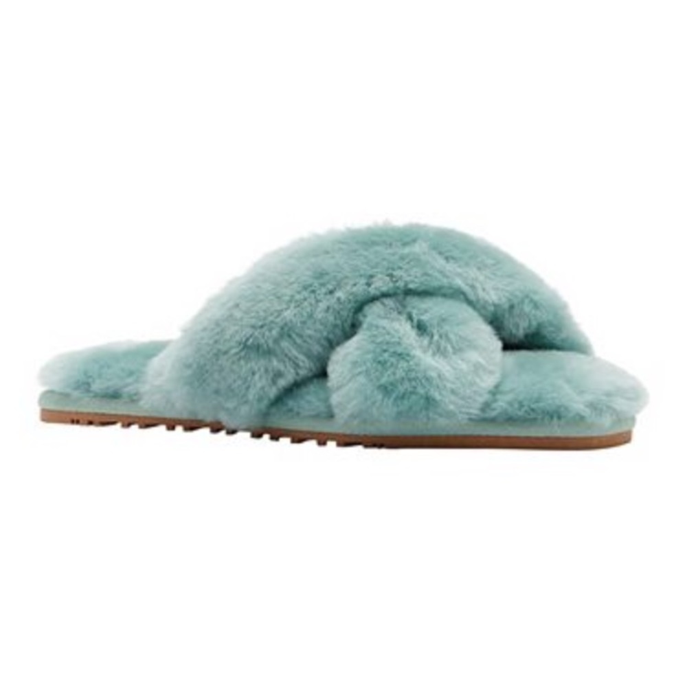 NIB Lamo Mint Sheepskin Slides